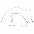 Front Brake Line Kit for 1956-1957 Chevy Bel Air stainless steel