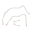 Front Brake Line Kit for 1956-1957 Chevy Bel Air stainless steel
