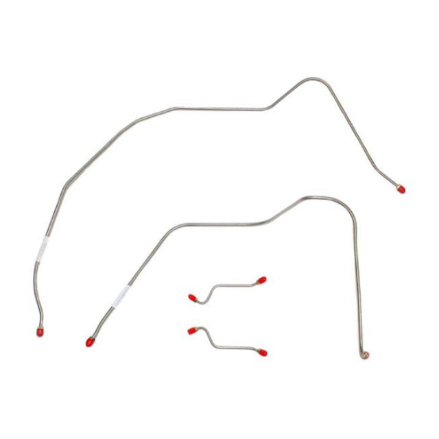 Front Brake Line Kit for 1956-1957 Chevy Bel Air stainless steel