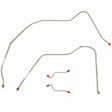 Front Brake Line Kit for 1956-1957 Chevy Bel Air stainless steel