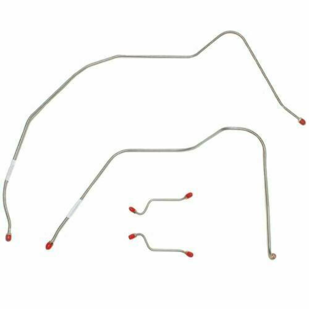 Front Brake Line Kit for 1956-1957 Chevy Bel Air stainless steel