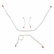 Front Brake Line Kit for 1958 Chevy Bel Air drum brakes stainless steel