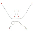 Front Brake Line Kit for 1958-1964 Chevy Bel Air disc brakes stainless steel