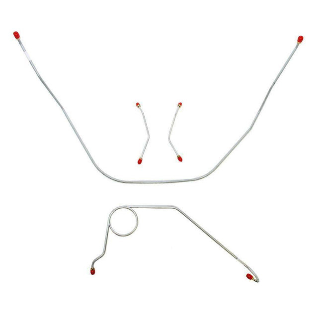 Front Brake Line Kit for 1958-1964 Chevy Bel Air disc brakes stainless steel