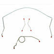 Front Brake Line Kit for 1959-1961 Chevy Bel Air stainless steel