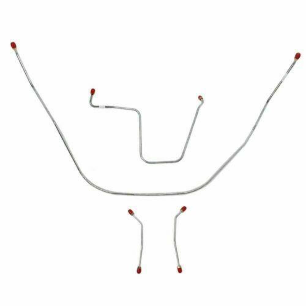 Front Brake Line Kit for 1962-1964 Chevy Bel Air stainless steel