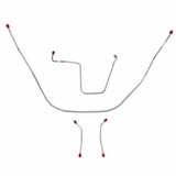1962-1964 Chevrolet Bel Air Front Brake Line Kit Power Brakes Stainless BKT6202SS