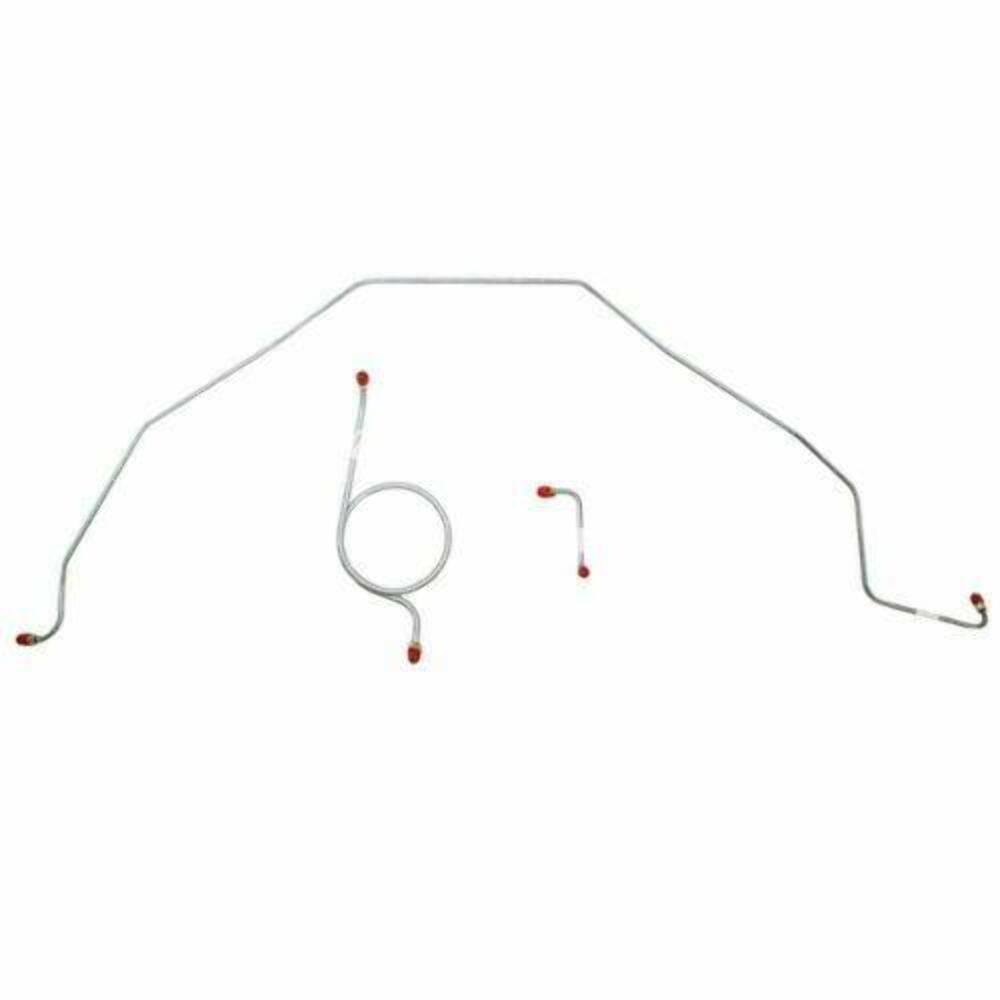 Front Brake Line Kit for 1966 Chevy Bel Air w/ Standard Brakes stainless steel