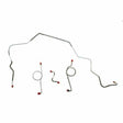 Front Brake Line Kit for 1967-1968 Chevy Bel Air drum brakes stainless steel
