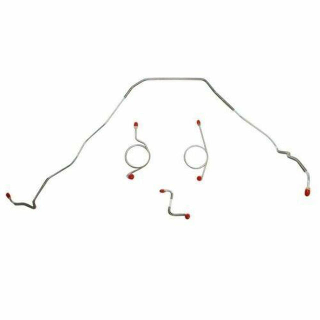 Front Brake Line Kit for 1967-1968 Chevy Bel Air drum brakes stainless steel