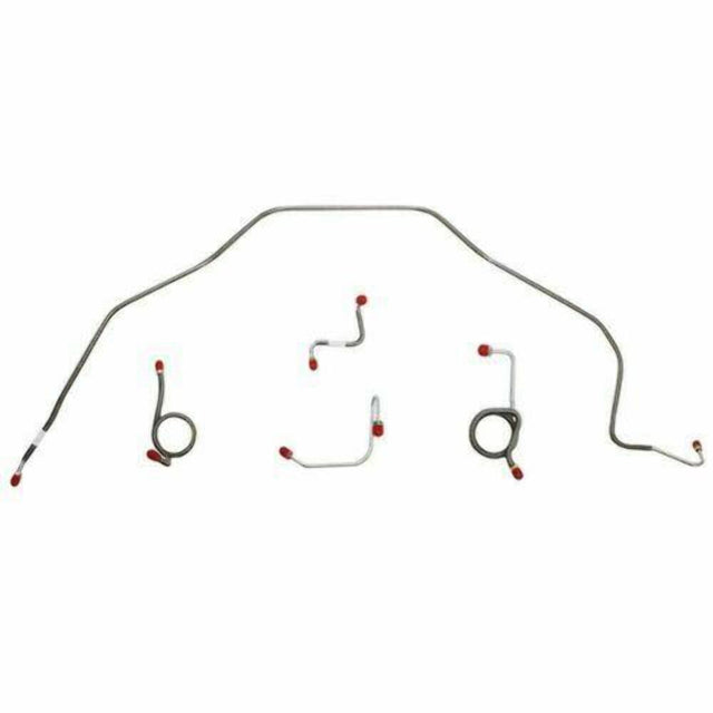 Front Brake Line Kit for 1969 Chevy Bel Air disc brakes stainless steel