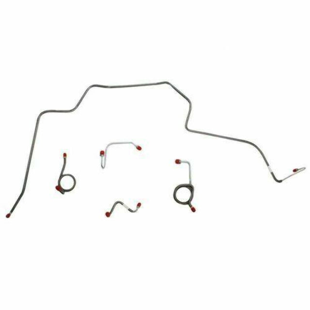 Front Brake Line Kit for 1969 Chevy Bel Air disc brakes stainless steel