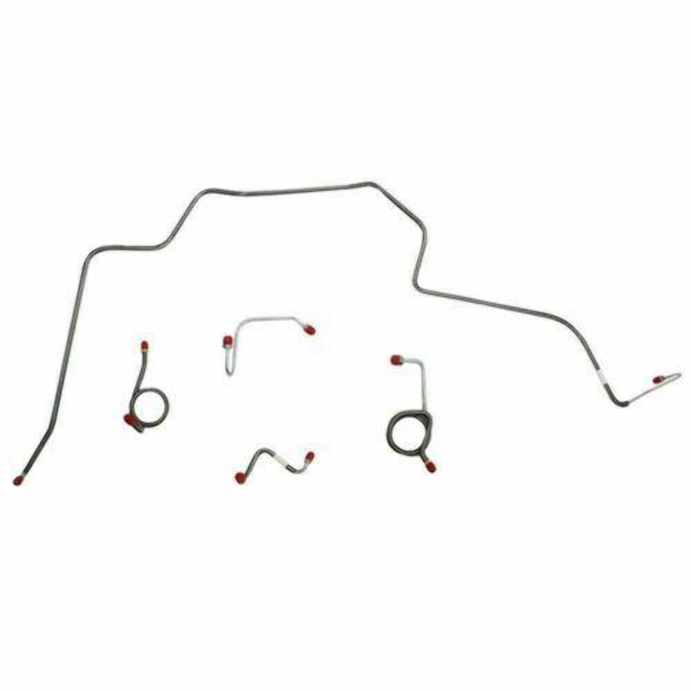 Front Brake Line Kit for 1969 Chevy Bel Air disc brakes stainless steel