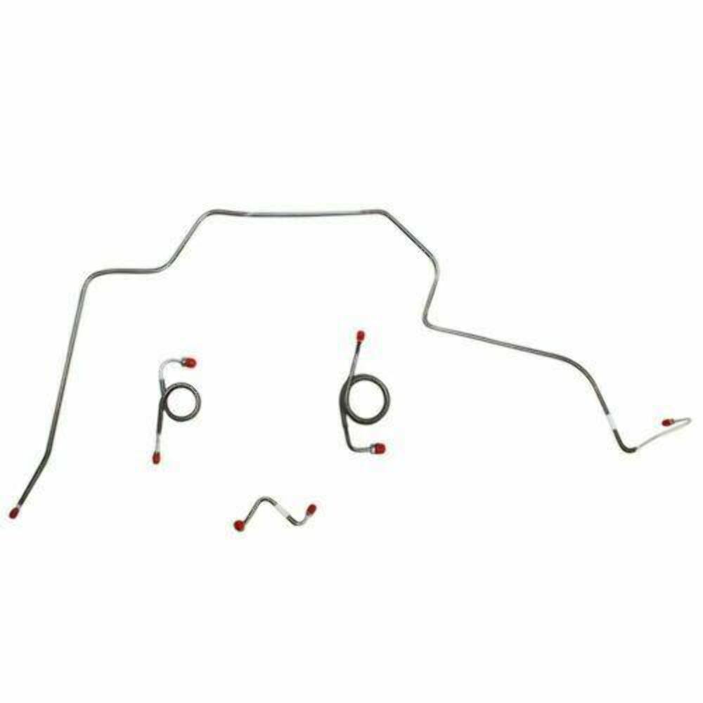 Front Brake Line Kit for 1969 Chevy Bel Air drum brakes stainless steel