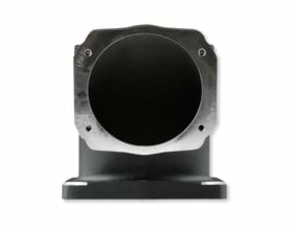 Holley EFI Black Cast Aluminum 4500 EFI Throttle Body Intake Elbow-Ls 300-248BK black aluminum
