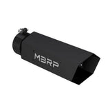 MBRP performance muffler T304 stainless steel black coated carbon fiber tip T5164BLK