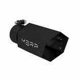 MBRP performance muffler T304 stainless steel black coated carbon fiber tip T5169BLK