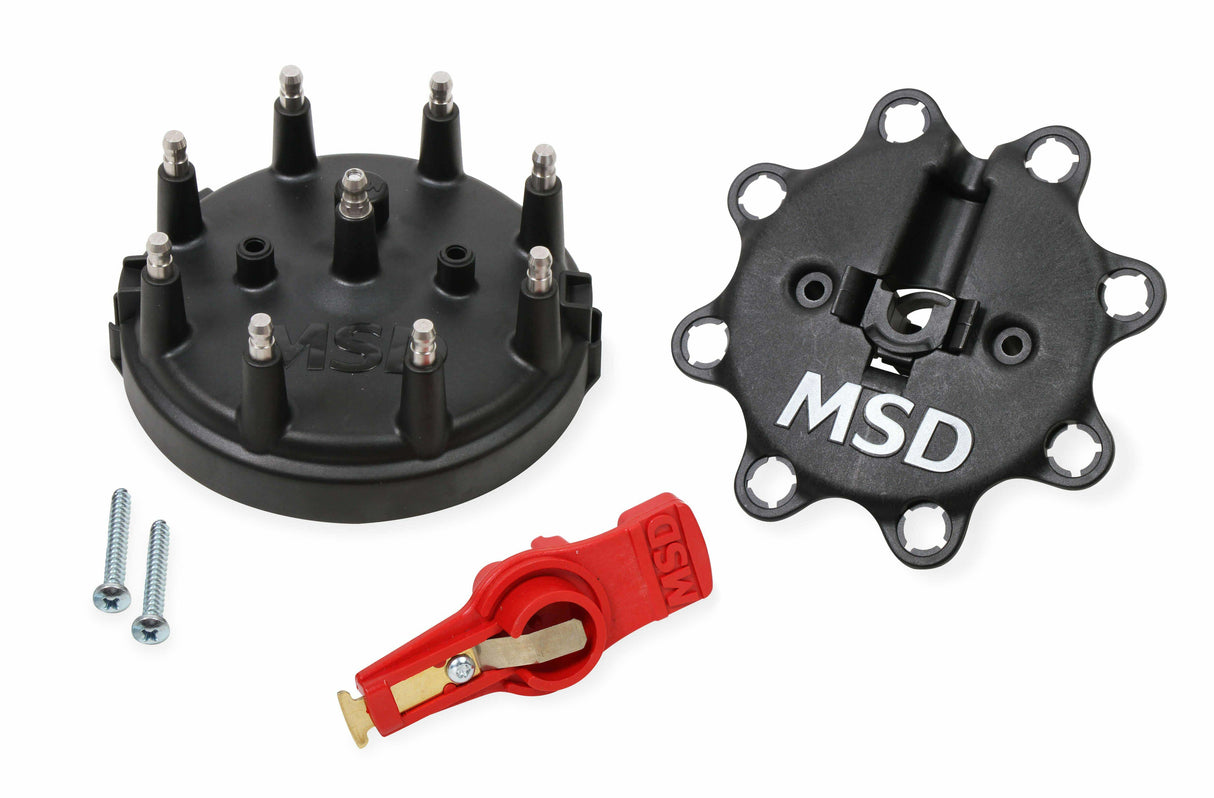 MSD ignition distributor black red 84823