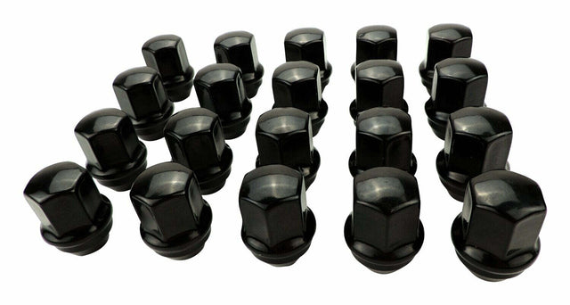 t Black Lug Nut Kit for 2011+ Jeep JL/JT/WK/WL; M14 x 1.5 Threads-6509422BLK-CRN Crown