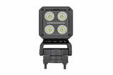 Black Series LED Light Pair; 2 Inch; Flood; Swivel Mount 70802