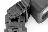 Black Series LED Light Pair; 2 Inch; Flood; Swivel Mount 70802