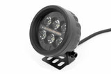 Black Series Round LED Light Pair; 3.5 Inch; Amber DRL 70900