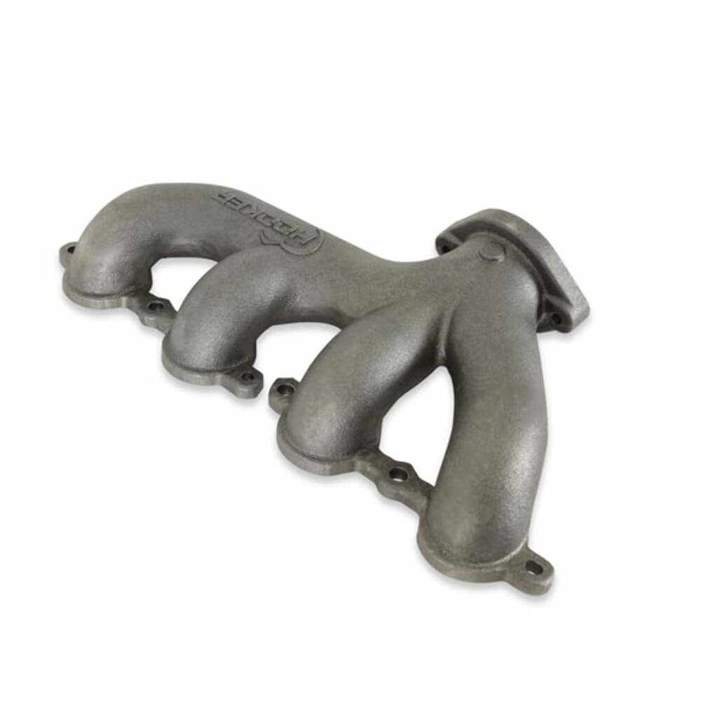 Hooker BlackHeart LS Swap Exhaust Manifolds-Rear Dump-Natural Cast - 8505HKR