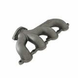 Hooker BlackHeart LS Swap Exhaust Manifolds-Rear Dump-Natural Cast - 8505HKR