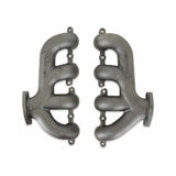 Hooker BlackHeart LS Swap Exhaust Manifolds-Rear Dump-Natural Cast - 8505HKR