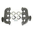 t BlackHeart LT Swap Exhaust Manifolds-Rear Dump-Natural Cast - BHS5192 Hooker