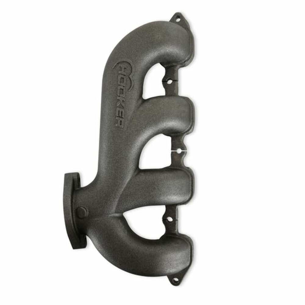 t BlackHeart LT Swap Exhaust Manifolds-Rear Dump-Natural Cast - BHS5192 Hooker