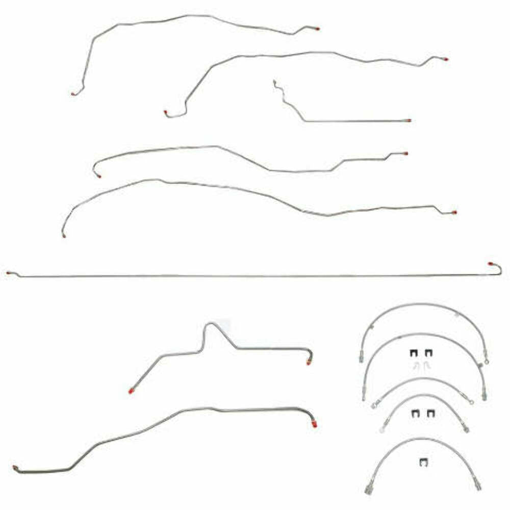 Brake Line for 2013 01-07 GMC Sierra 2500HD ABS short bed stainless steel