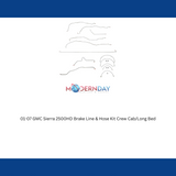 Brake Line for 01-07 GMC Sierra 2500HD long bed