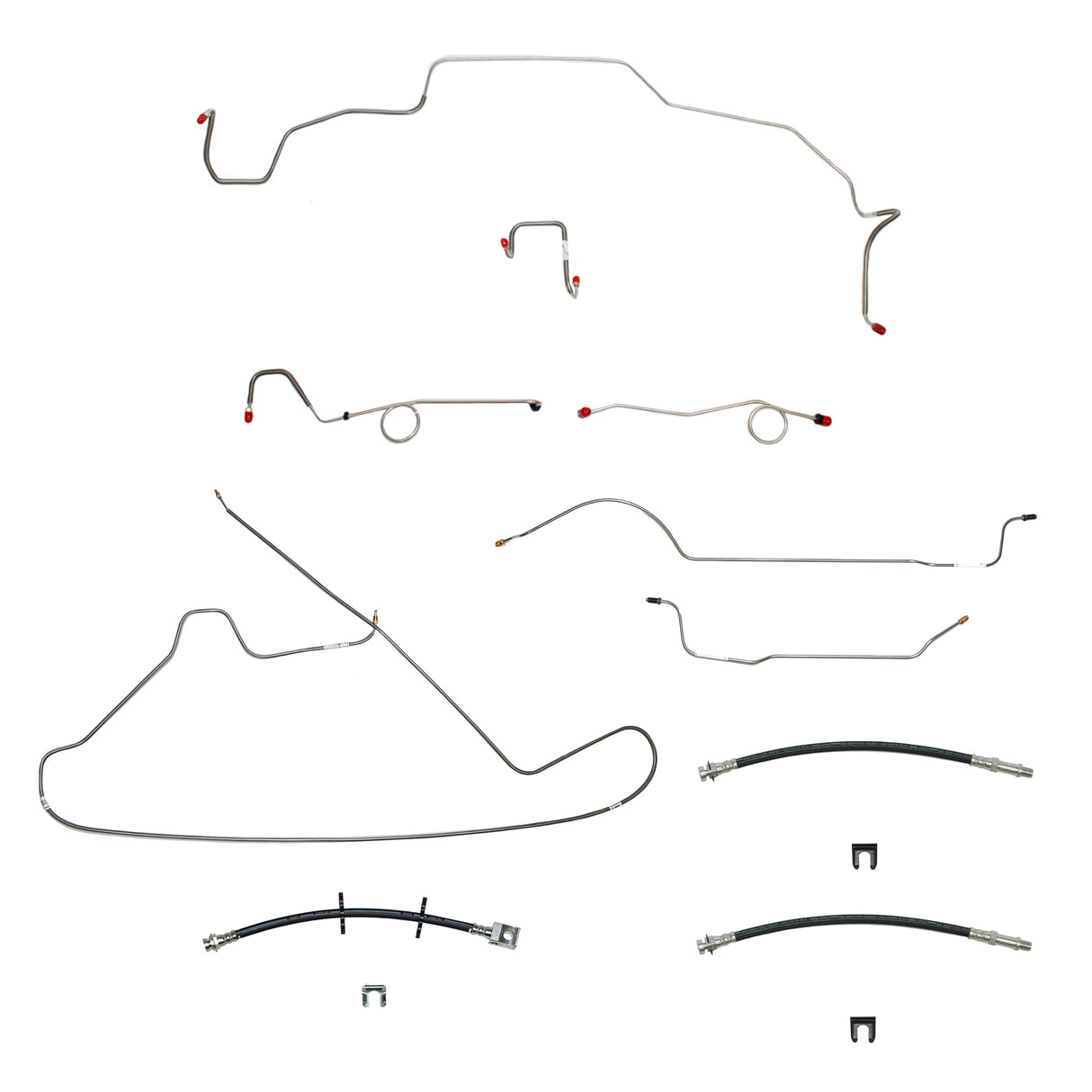 Brake Line for 1967 Dodge Charger Complete ABS drum brakes stainless steel