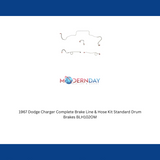 Brake Line for 1967 Dodge Charger Complete drum brakes