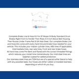 Brake Line for 1967 Dodge Charger Complete drum brakes