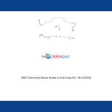 Brake Line for 1967 Dodge Charger Complete drum brakes