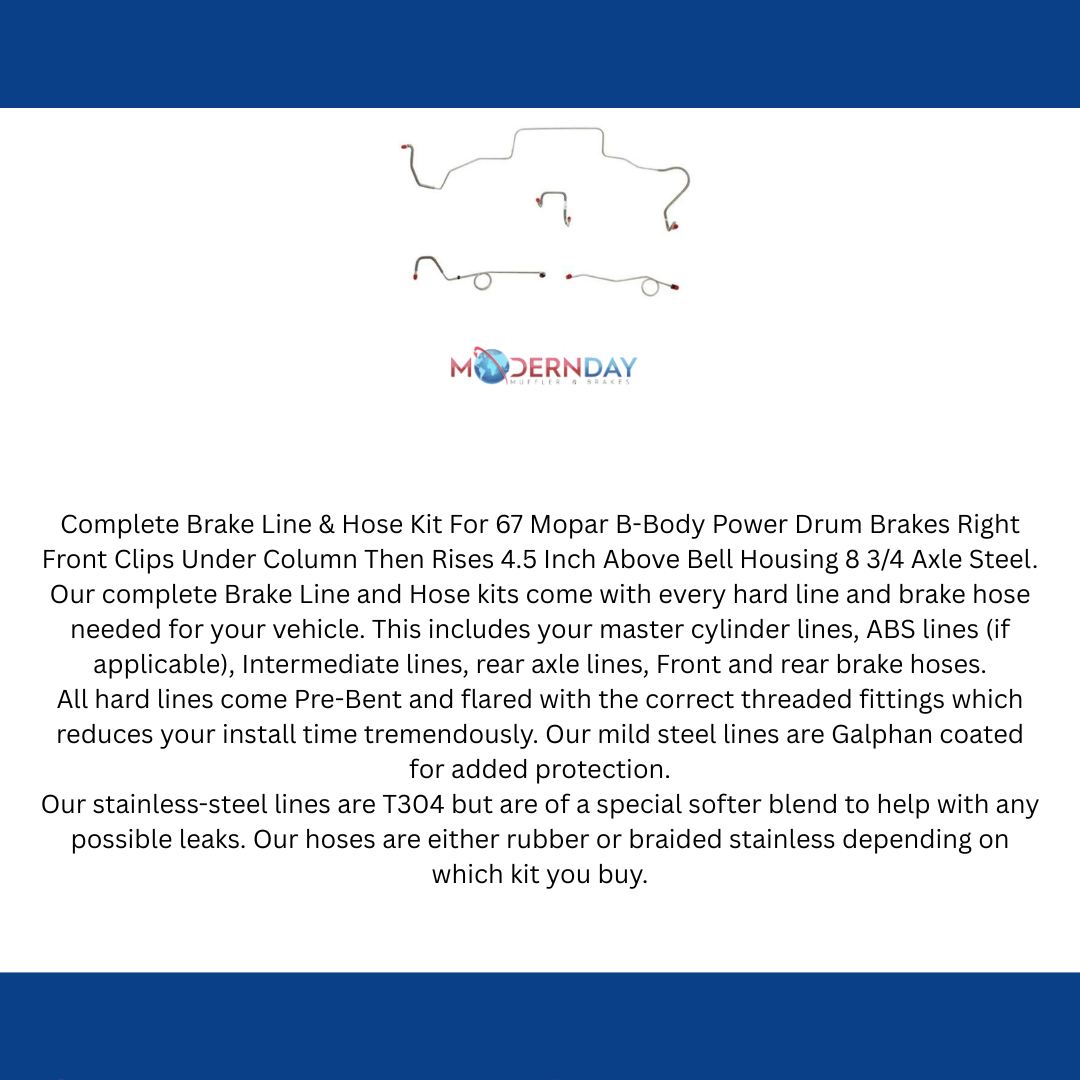 Brake Line for 1967 Dodge Charger