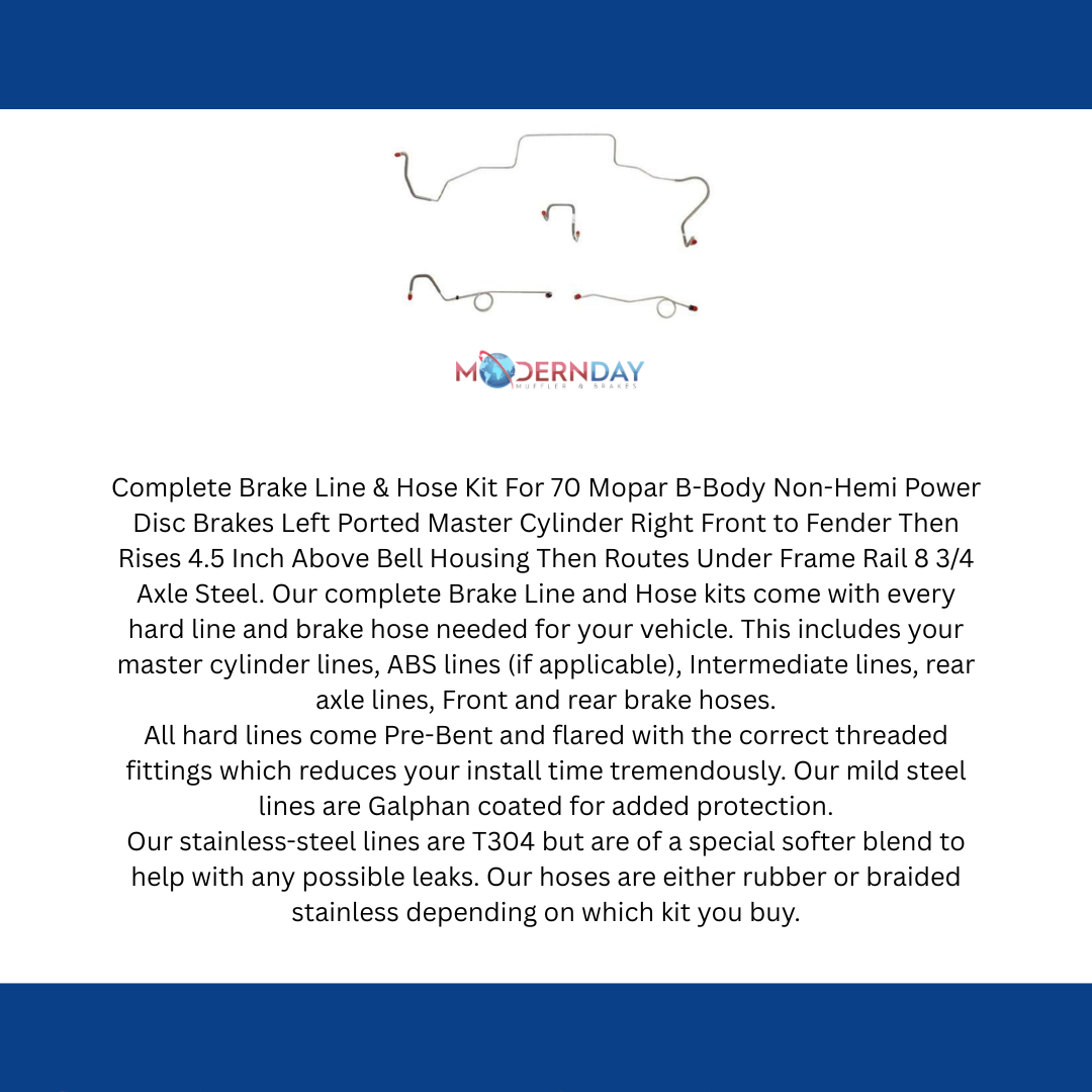 Brake Line for Complete