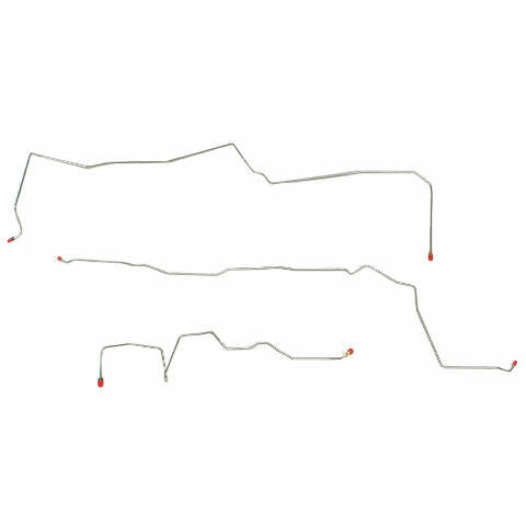 96-98 Ford Mustang GT Brake Line & Hose Kit w/ ABS BLH15