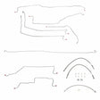 Brake Line for 2005-2006 05-07 Chevy Silverado 1500 ABS 4WD drum brakes stainless steel
