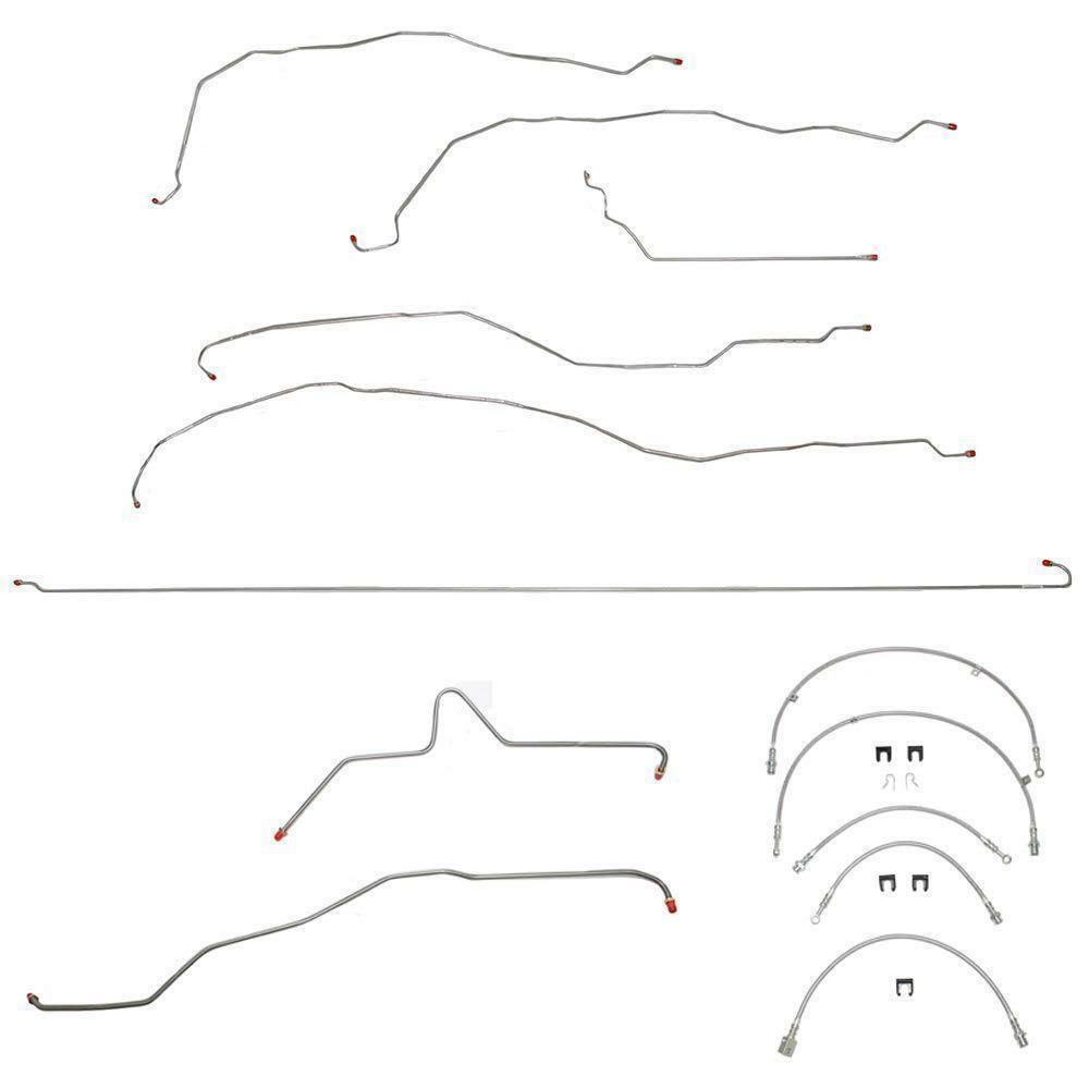 2005 - 2007 Chevrolet Silverado 1500 Complete Brake Line & Hose Kit - BLH19