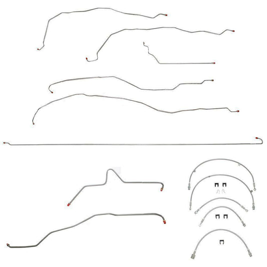 05-07 Chevrolet Silverado 1500 Brake Line & Hose Kit 4WD Reg Cab /Long Bed