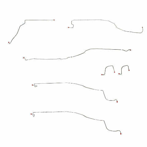 03-04 Chevy Silverado 1500 Brake Line & Hose Kit 2WD Reg Cab/Short Bed