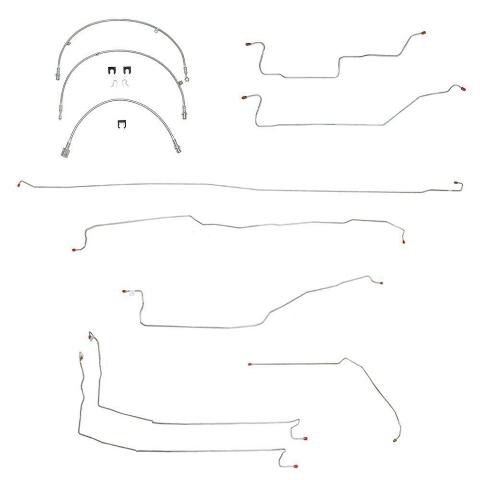 08-14 Toyota Tundra Brake Line & Hose Kit 4wd Crew Cab/Short Bed