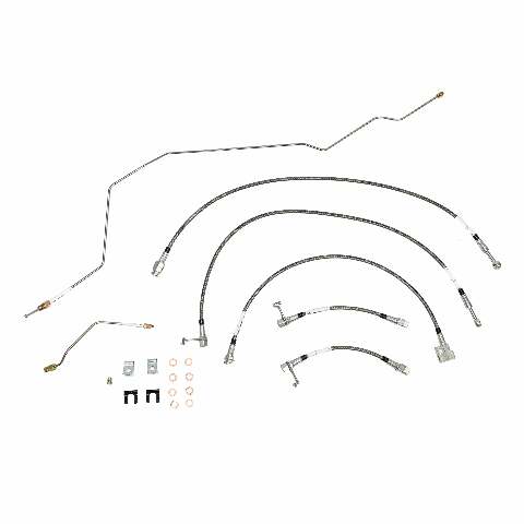 2001-2002 Dodge Ram Brake Line & Hose Kit Stainless Steel BLH70