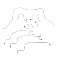 Brake Line for 2013 01-02 Dodge Ram 2500 ABS 4WD disc brakes stainless steel