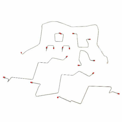 98-01 Dodge Ram 2500 Brake Lines & Hose Kit 4WD Ext Cab/Long Bed Non Dually
