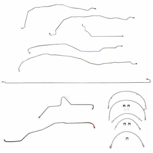 01-07 Chevrolet Silverado 2500 HD Brake Line & Hose Kit Crew Cab/Short Bed