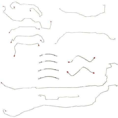 05-10 Chevrolet Cobalt Brake Line & Hose Kit No ABS